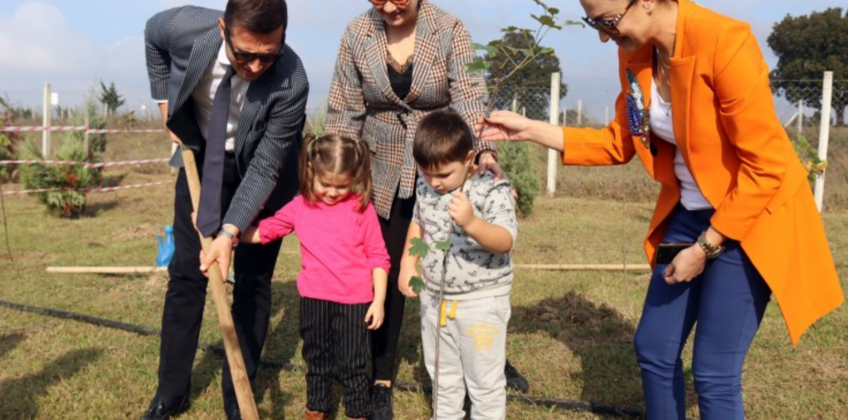 150 FİDAN TOPRAKLA BULUŞTURULDU